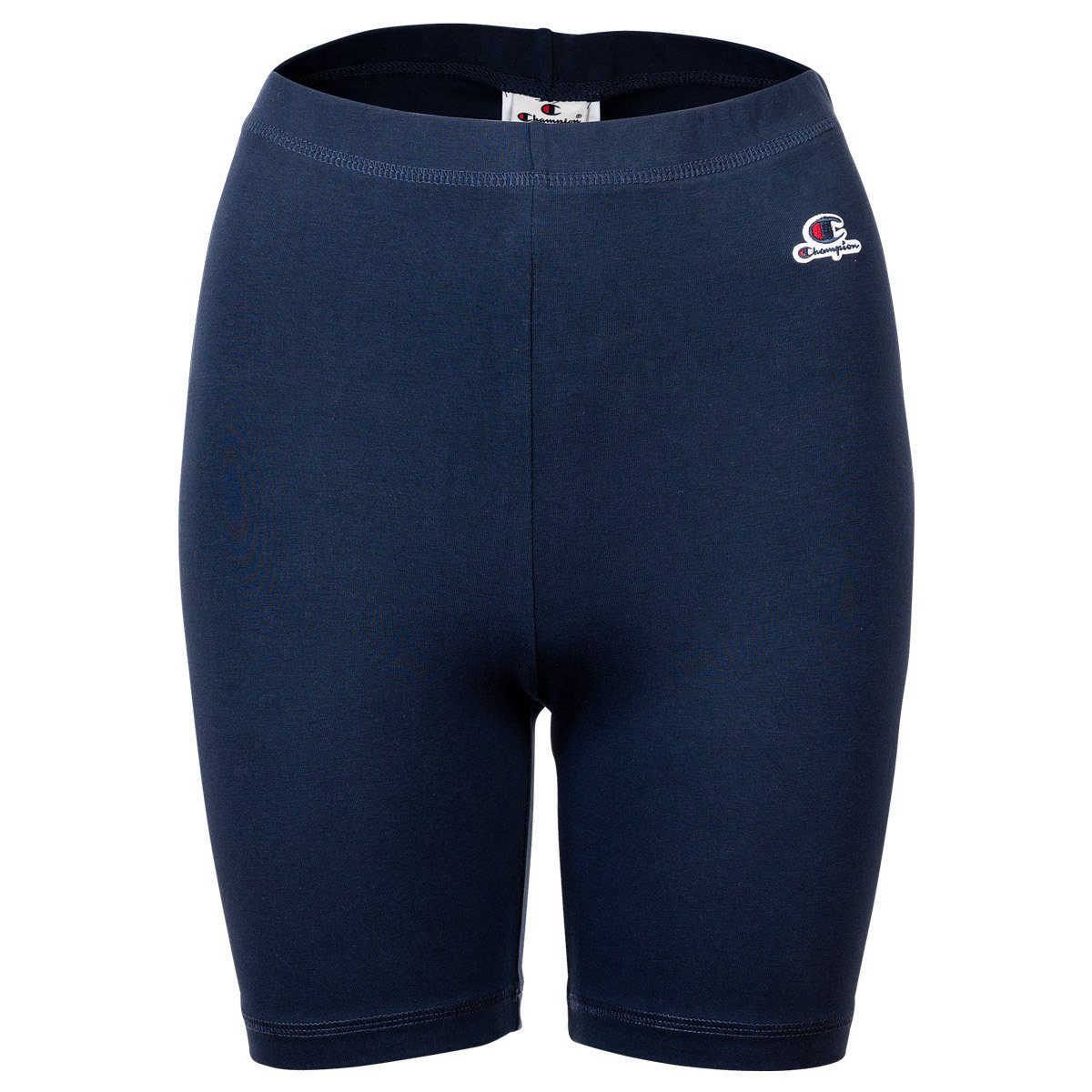 Champion Sweatshorts Damen Radlerhose - Logo Short Leggings, High Navy