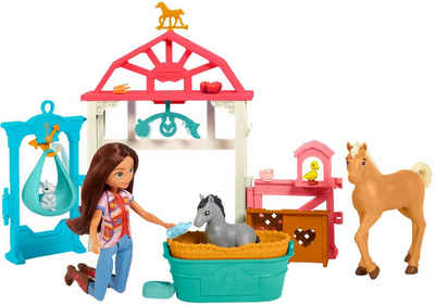 Mattel® Spielwelt »Spirit, Luckys Tierbaby-Pflegestation«, mit Pony & Fohlen