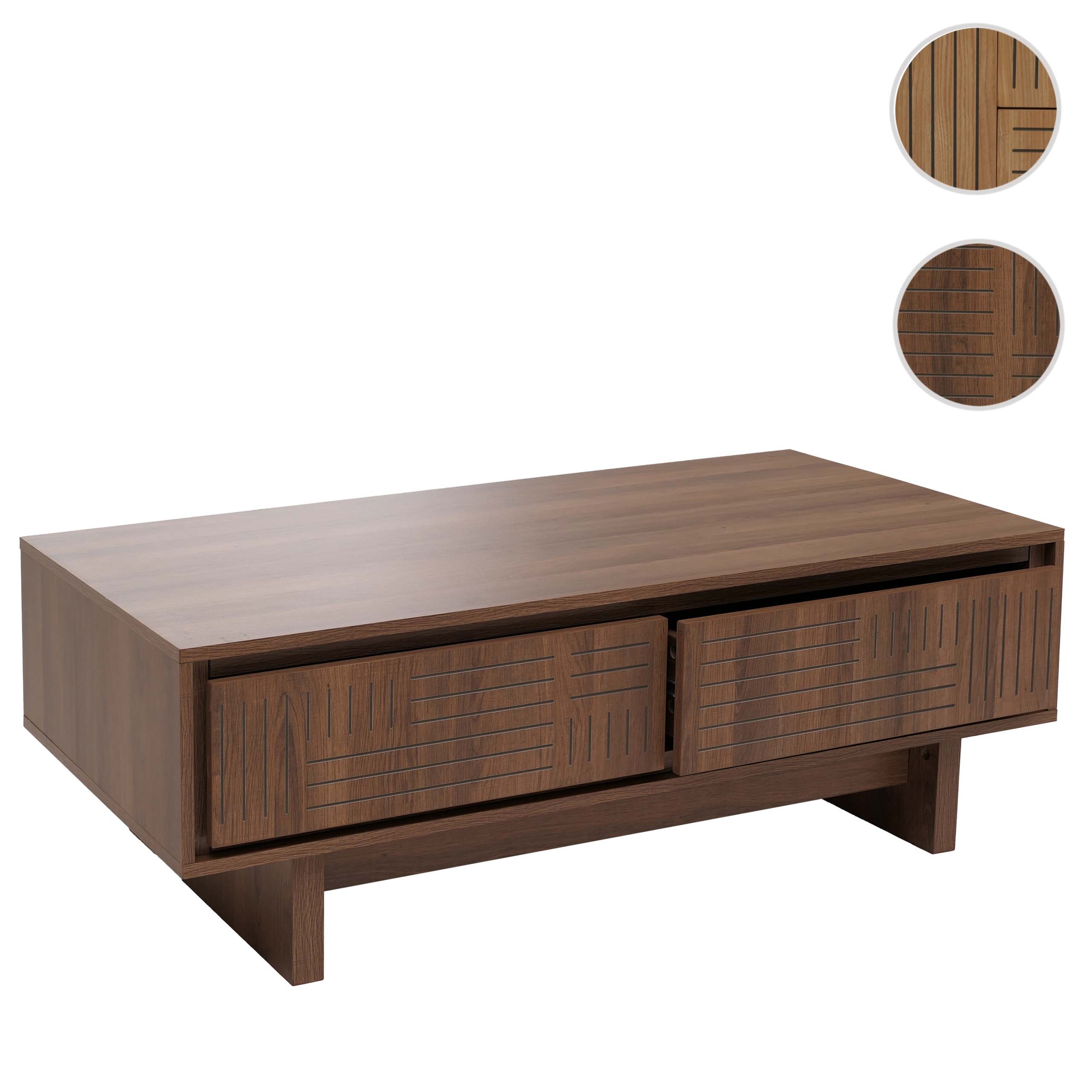 MCW Couchtisch MCW-O33, Maximale Dauerbelastbarkeit Tischplatte: 45 kg günstig online kaufen