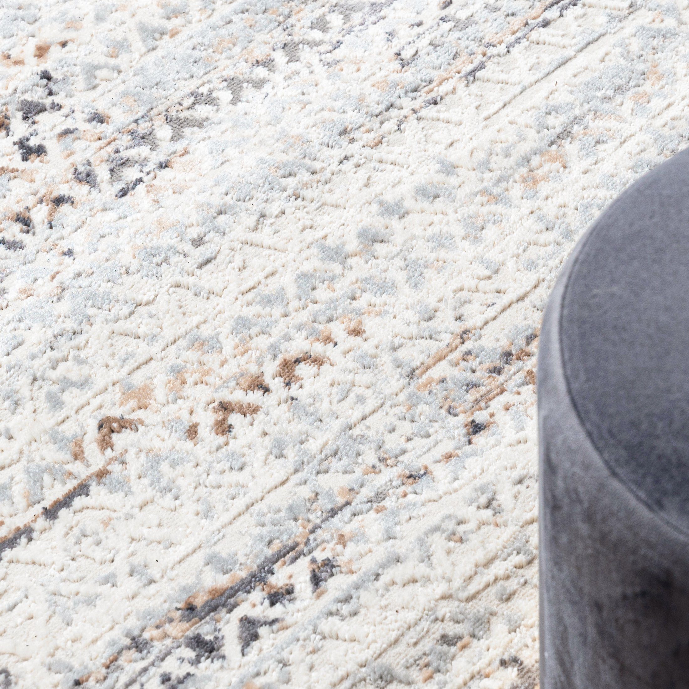 Mazovia Läufer Läufer FlurLäufer Modern für Vorzimmer Schlafzimmer - Abstrakt Muster, 60 x 100 cm, Kurzflor, Meterware