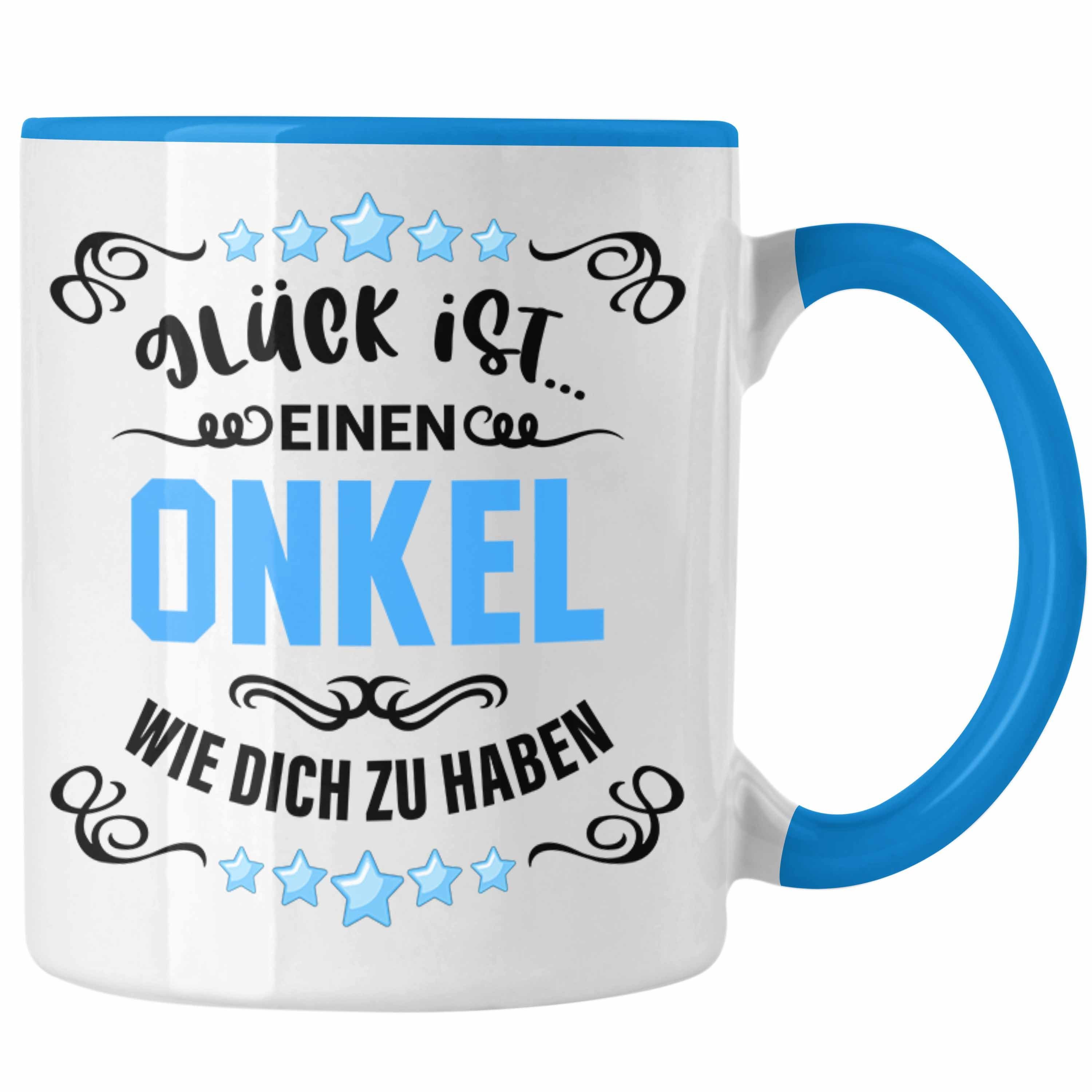 Trendation von - Tasse Onkel Lustige Nichten Geschenke Blau Spruch Trendation Onkel Geschenkidee Nichte Geschenk Bester Tasse für Neffe