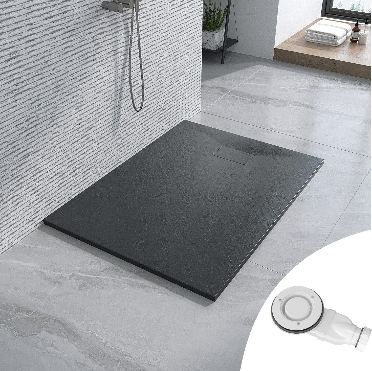 AQUABATOS Rechteckduschwanne Duschwanne 120x90 SMC Duschtasse günstig online kaufen