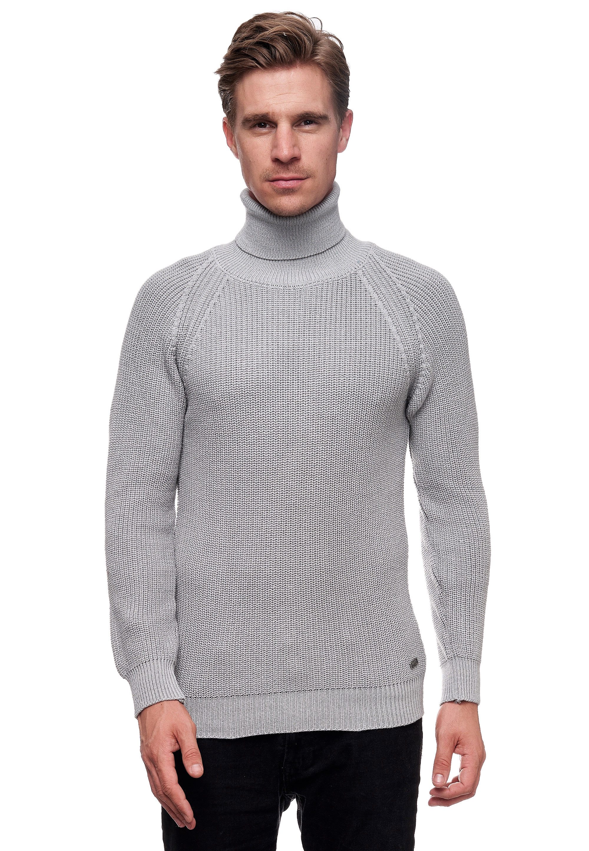 Rusty Neal Rollkragenpullover mit kuscheligem Rollkragen