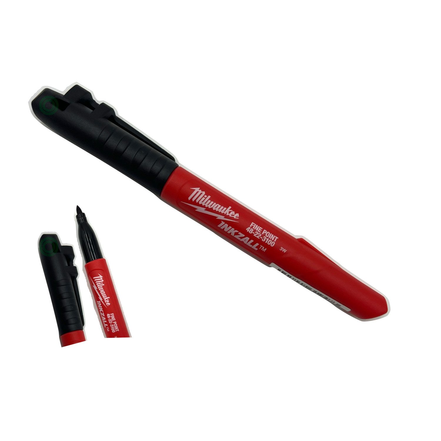 Milwaukee Permanentmarker Permanentmarker mit feiner Spitze 1 mm 48223100, (Milwaukee Permanentmarker mit feiner Spitze 1 mm 48223100, 1-tlg., Milwaukee Permanentmarker mit feiner Spitze 1 mm 48223100)