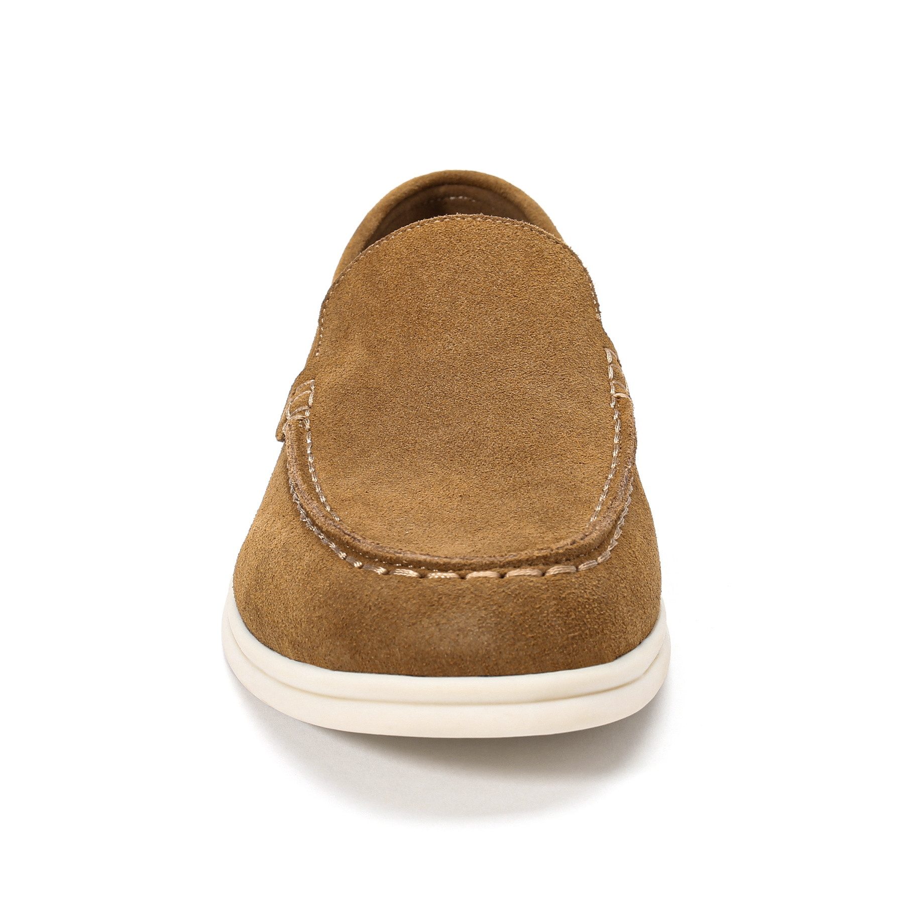 Allthemen Slip-On Sneaker Herren Loafers aus Suede Veloursleder Bequeme Slip-On-Slipper