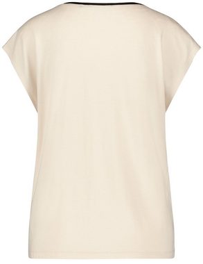 Taifun Kurzarmshirt Shirt mit bedruckter Satin-Front