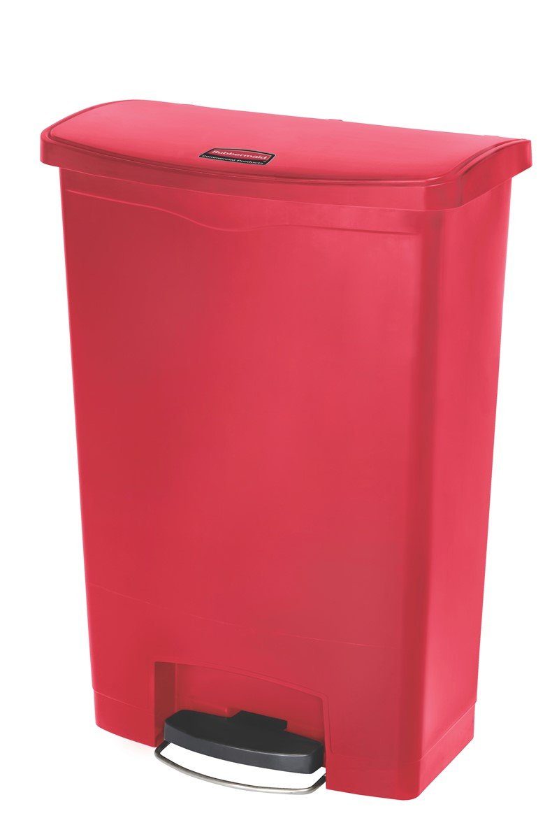 Rubbermaid Mülltrennsystem Rubbermaid Slim Jim® Step-On-Tretabfallbehälter, 90 l, Kunststoff