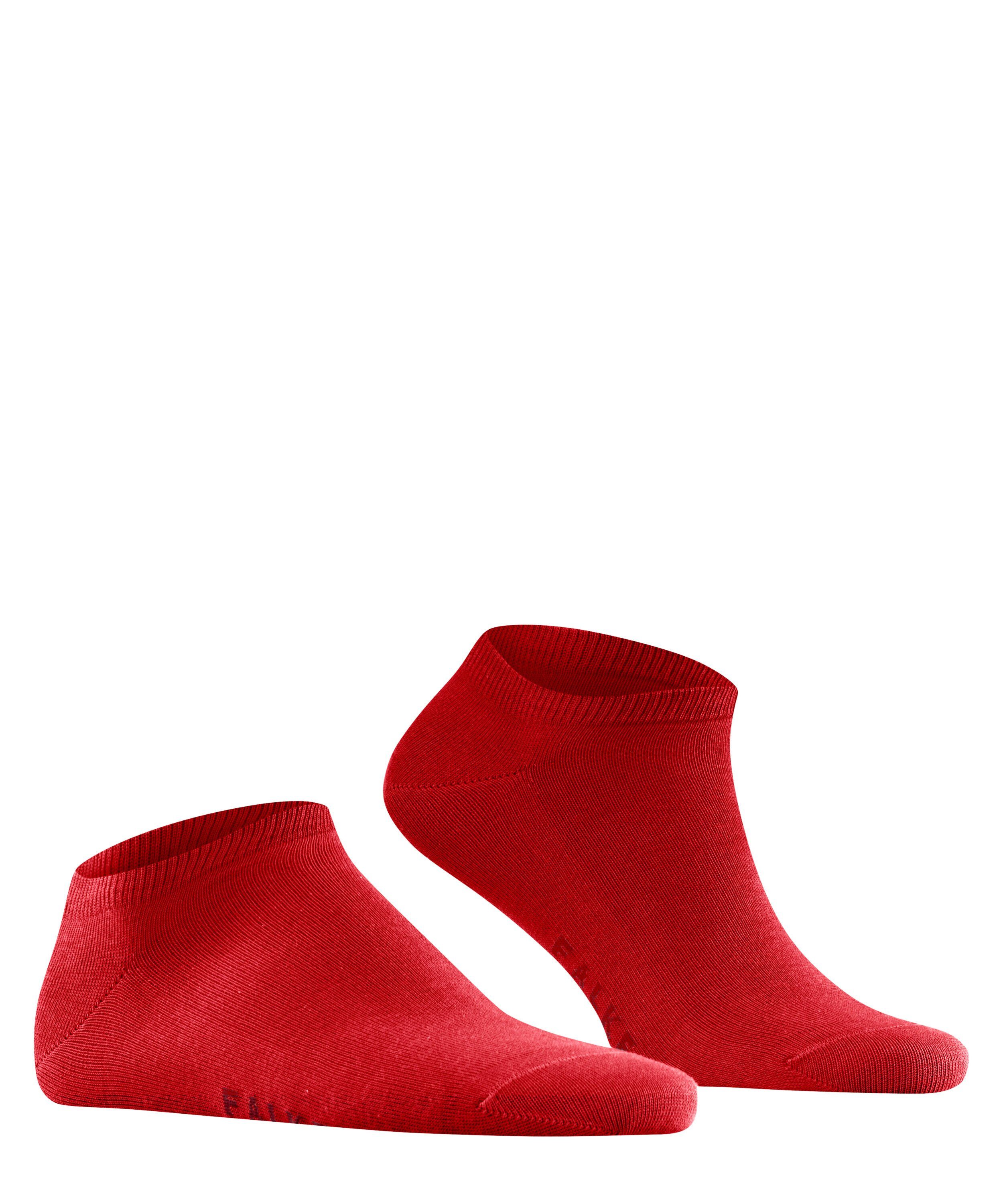 FALKE Sneakersocken (8228) Family Baumwolle mit (1-Paar) scarlet nachhaltiger
