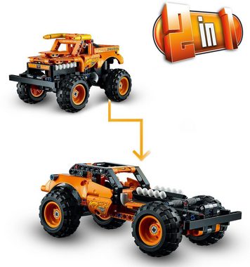 LEGO® Konstruktionsspielsteine »Monster Jam™ El Toro Loco™ (42135), LEGO® Technic 2in1«, (247 St)