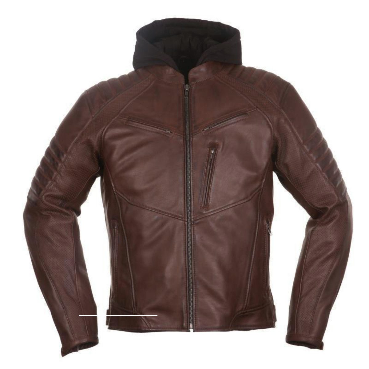 Modeka Motorradjacke Modeka Bad Eddie Lederjacke dunkelbraun XL