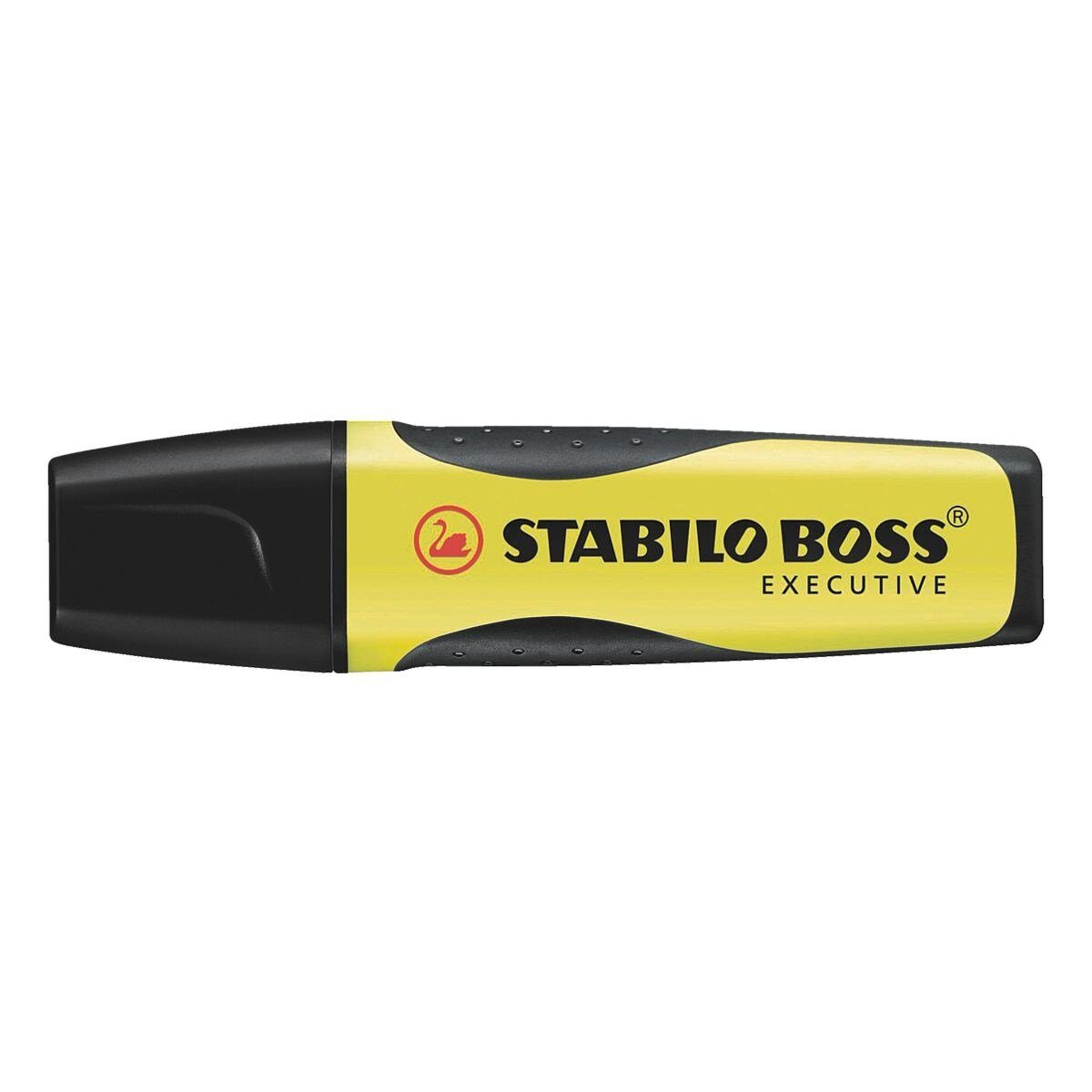 gelb BOSS® Textmarker, STABILO schnelltrockend Marker (1-tlg), Executive,