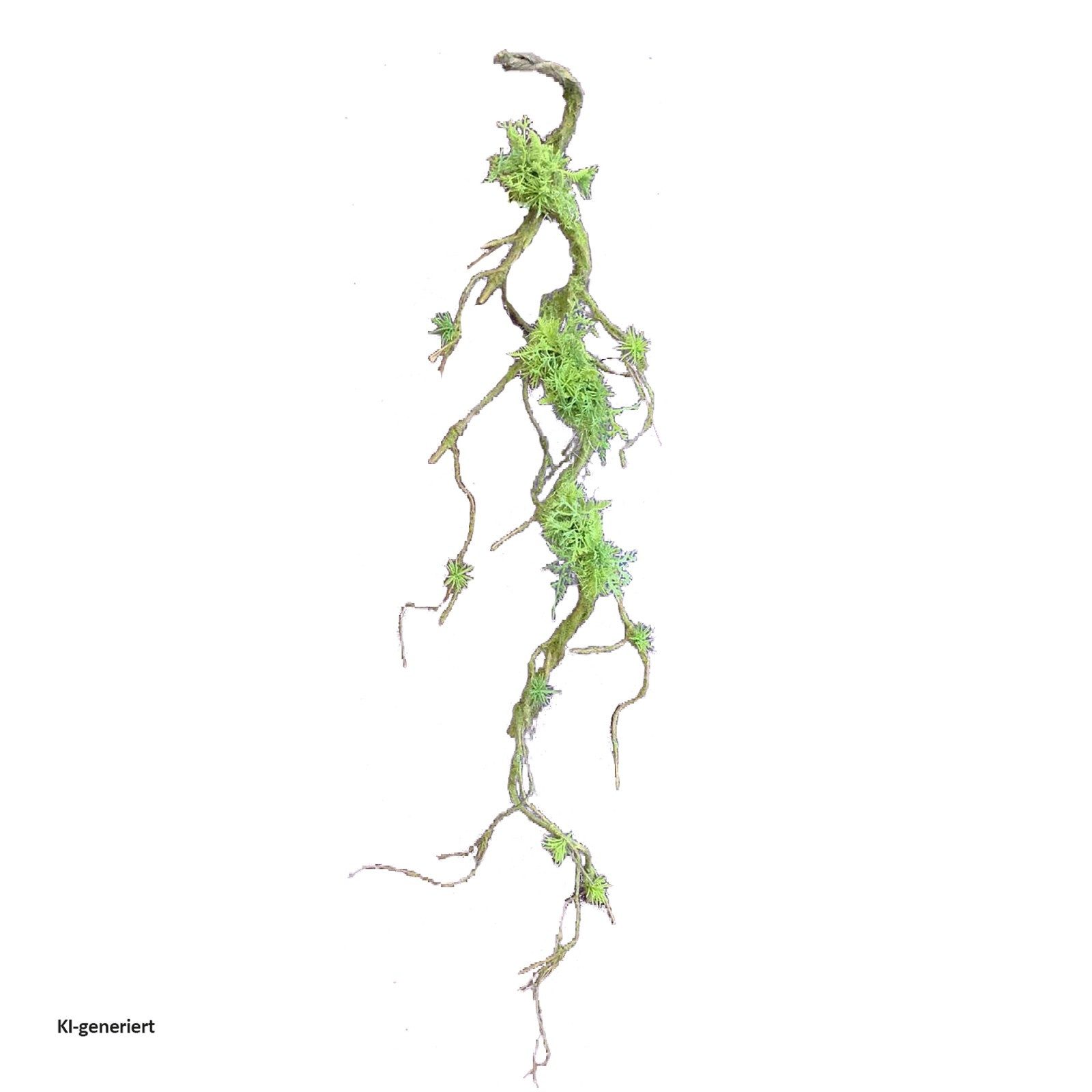 Kunstblume Moos Girlande Hellgrün 108 cm Kunstpflanze Flora, HTI-Living, Höhe 108 cm, Kunstblume Dekoration