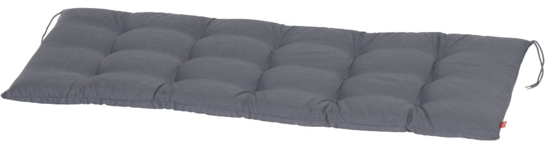 Siena Garden Bankauflage ATRIA, 140 cm, Dessin Uni, aus 100% recyceltem Polyester, in verschiedenen Farben