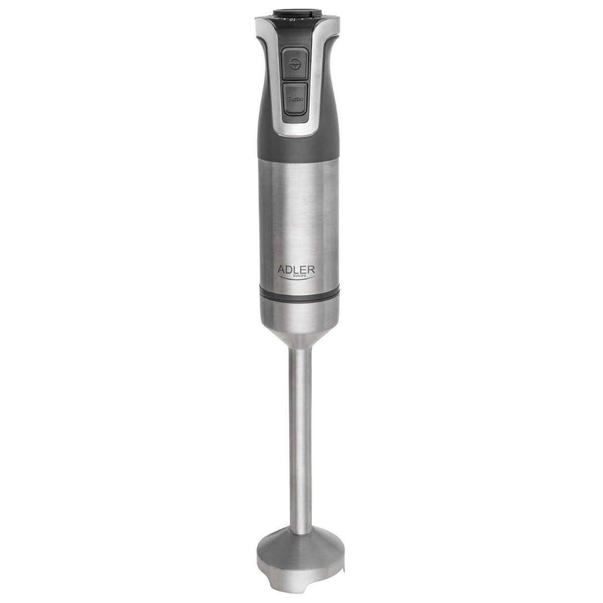 Adler Stabmixer Set AD 4627 1800 W, 20 Geschwindigkeitsstufen + Turbo in Grau, 1800 W, Turbo-Funktion, 4 Edelstahlklingen, Ergonomischer Griff