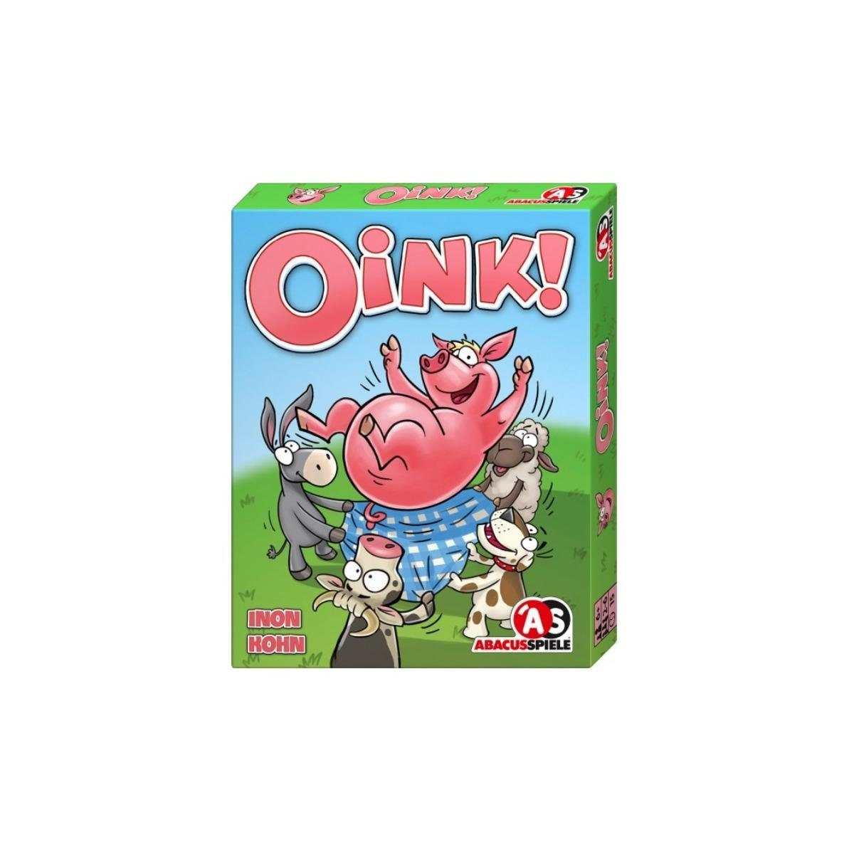 ABACUSSPIELE Spiel, Familienspiel ACUD0089 - Oink!, Kartenspiel, 2-6 Spieler, ab 6 Jahren..., Familienspiel