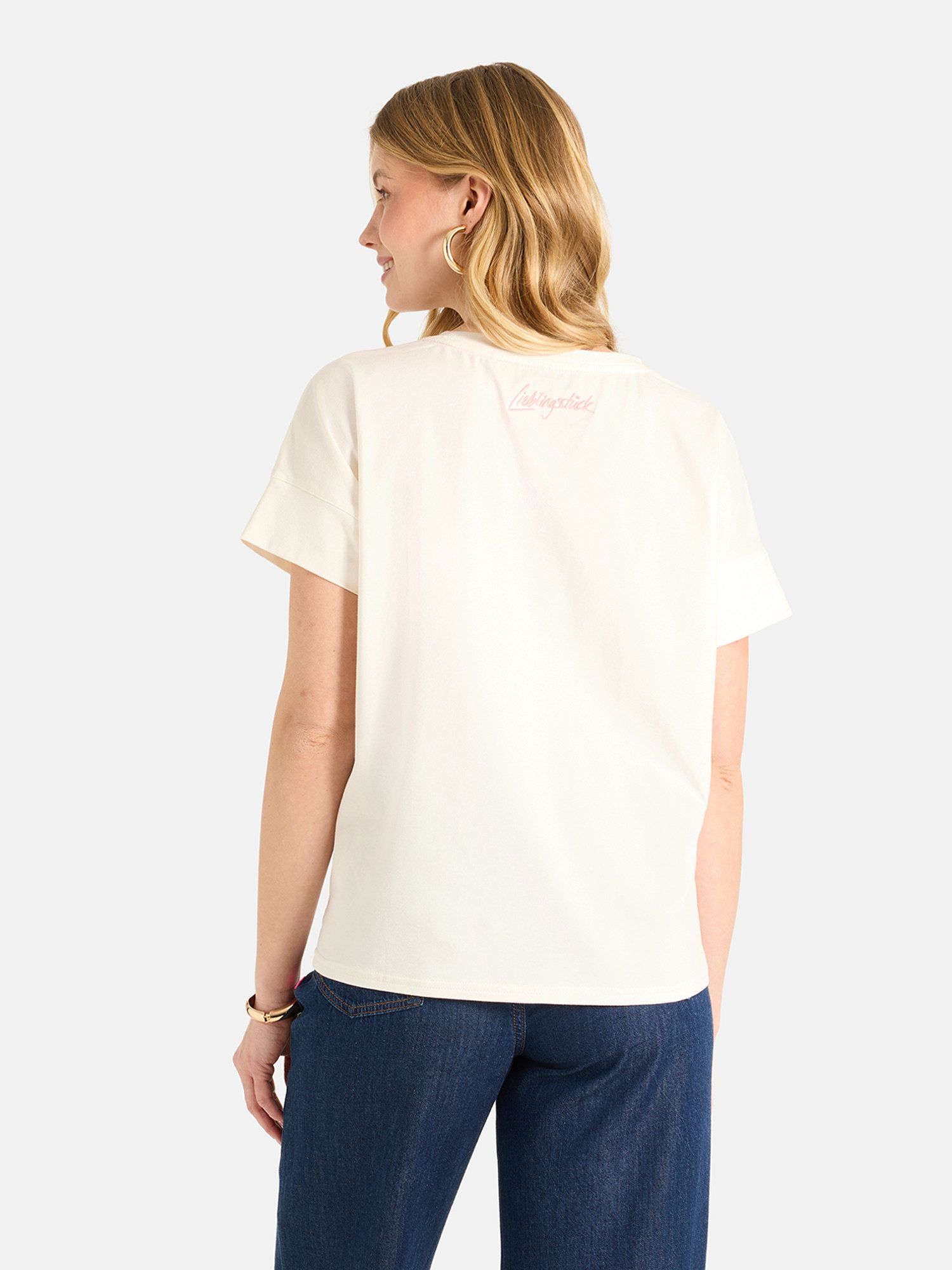 Lieblingsstück T-Shirt DahliaL mit floralem Print, Rundhals