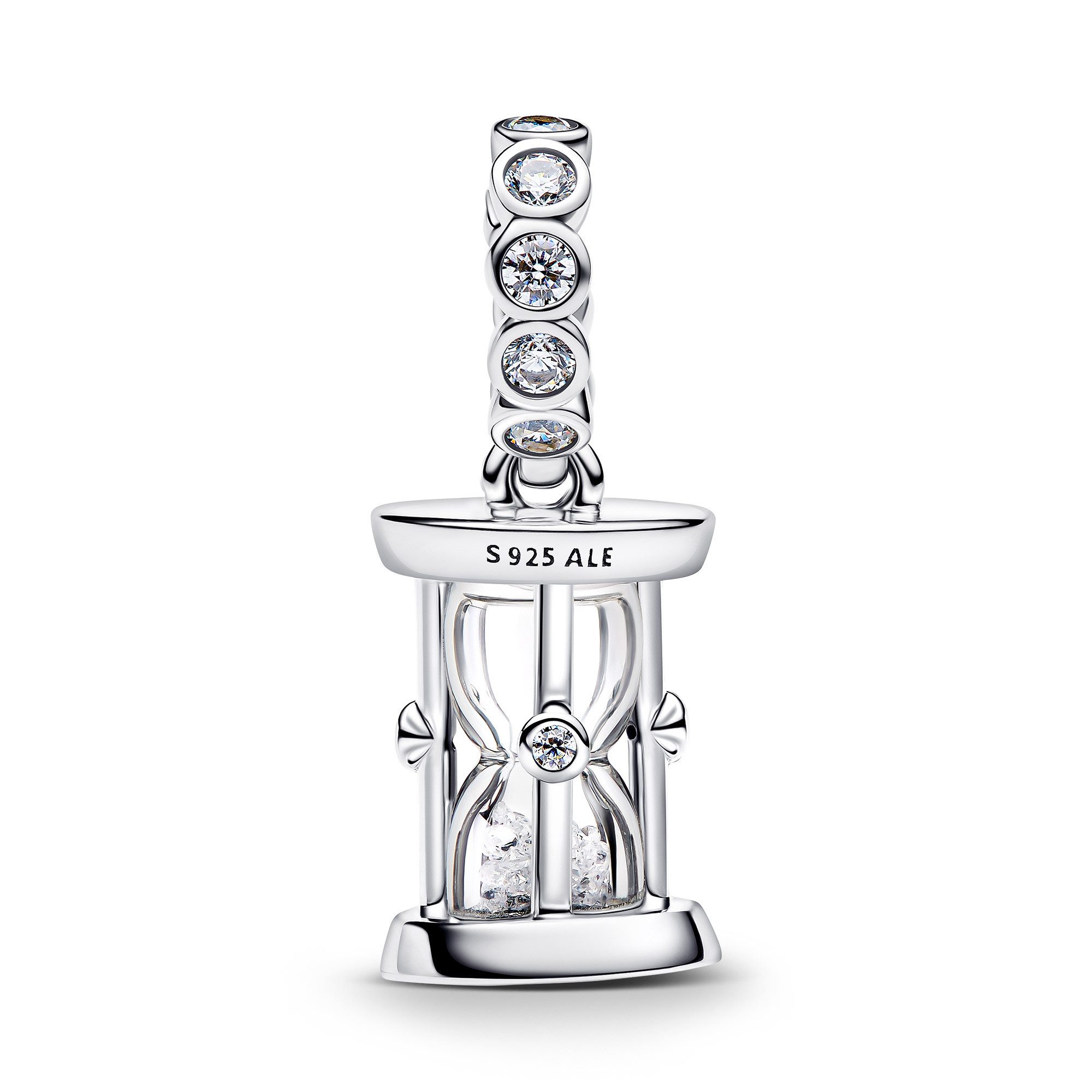 Pandora Kettenanhänger Charm-Silber Sanduhr