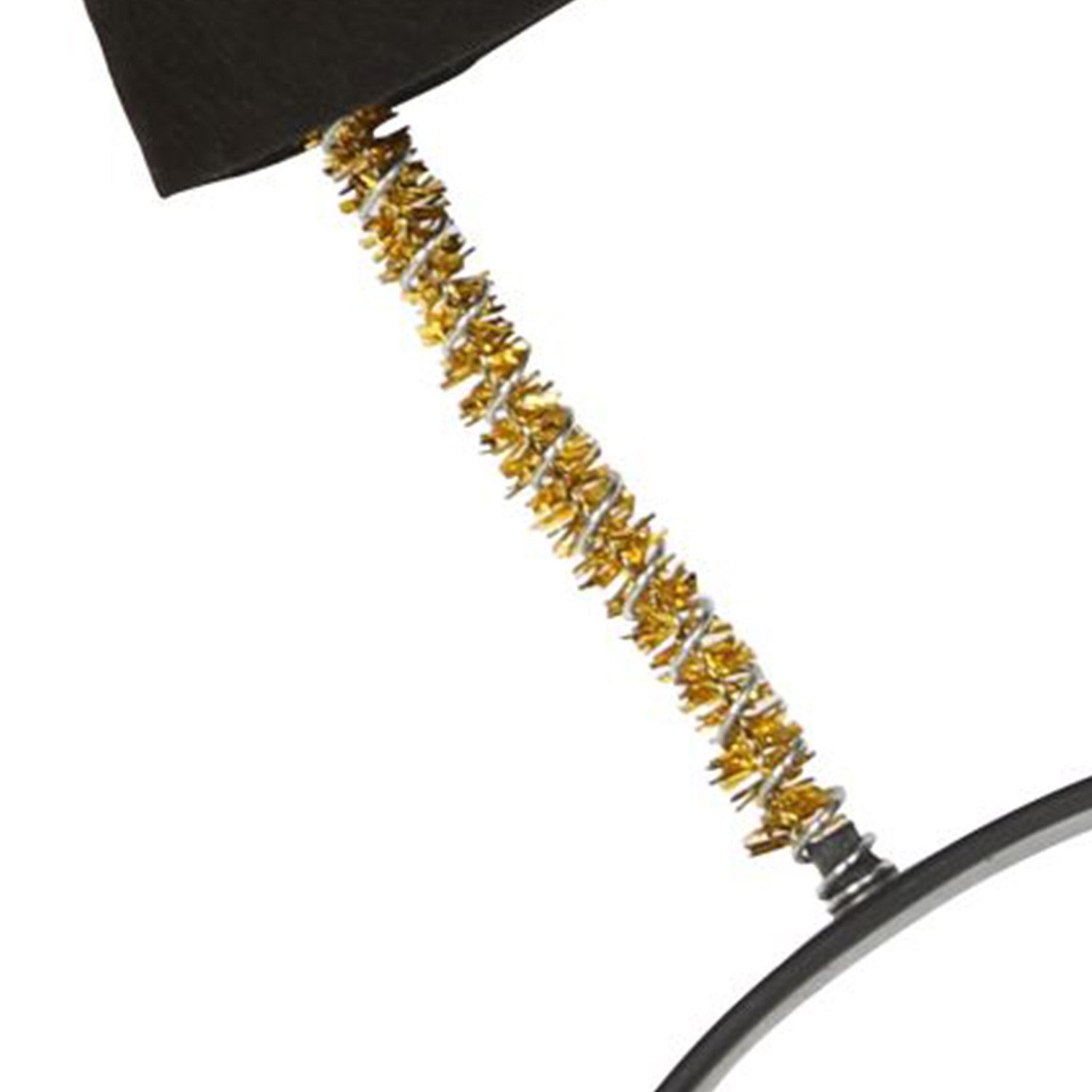 Widmann S.r.l. Kostüm Absolventenhut Haarreif, Schwarz - Doktorandenhut