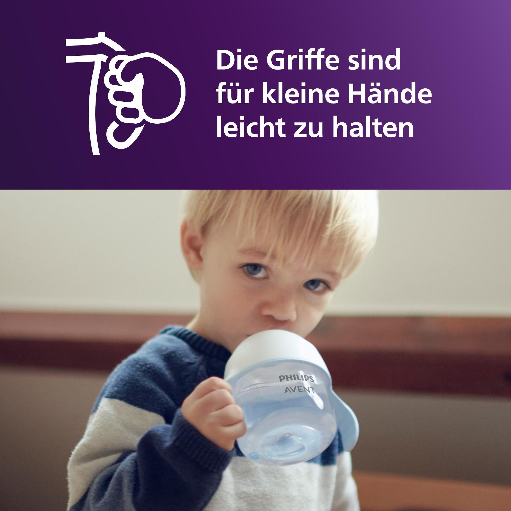 Philips AVENT Babyflasche Natural Response Trinklernbecher, 150ml, extra schnelle Durchflussrate – Bild 5 von 5