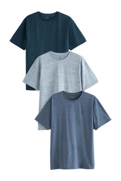 Next T-Shirt Meliertes T-Shirt- 3er Pack (3-tlg)