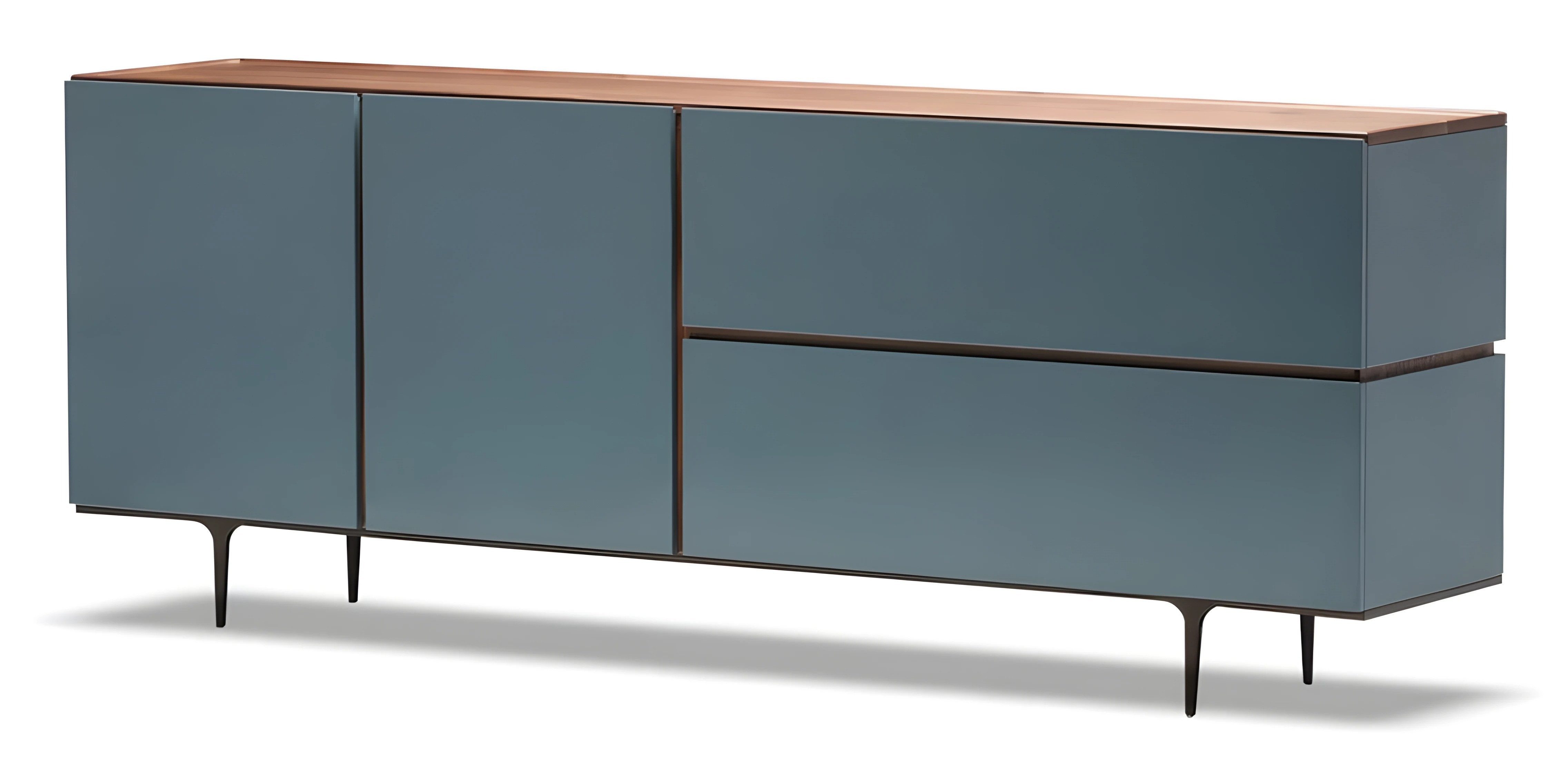 JVmoebel Konsole Blaue Holz-Konsole mit eleganter Ablagefläche und robustem Design (Packung, 1 St., Konsole), Made in Europe