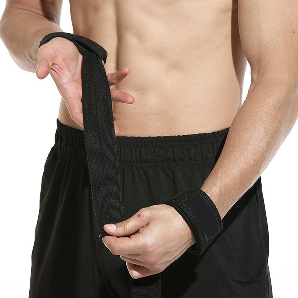 GelldG Hebebänder, Gepolsterte Wrist Fitnessband Support fur Fitness-Workout Wraps