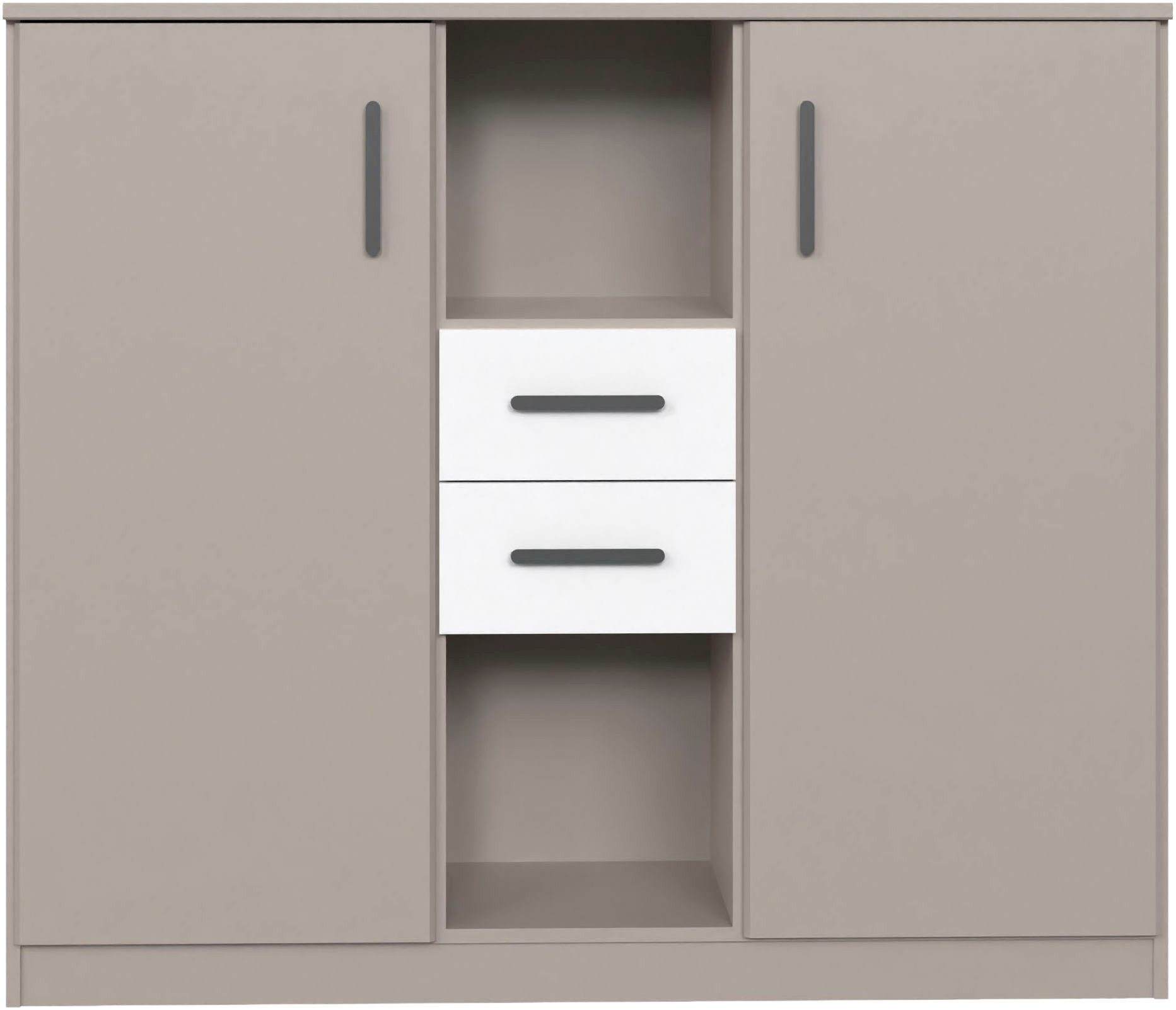 Wimex Highboard Bahamas, inkl. 2 Schubladen in Absatzdekor, Breite: 122cm, Passend zur Jugendzimmer-Serie Bahamas