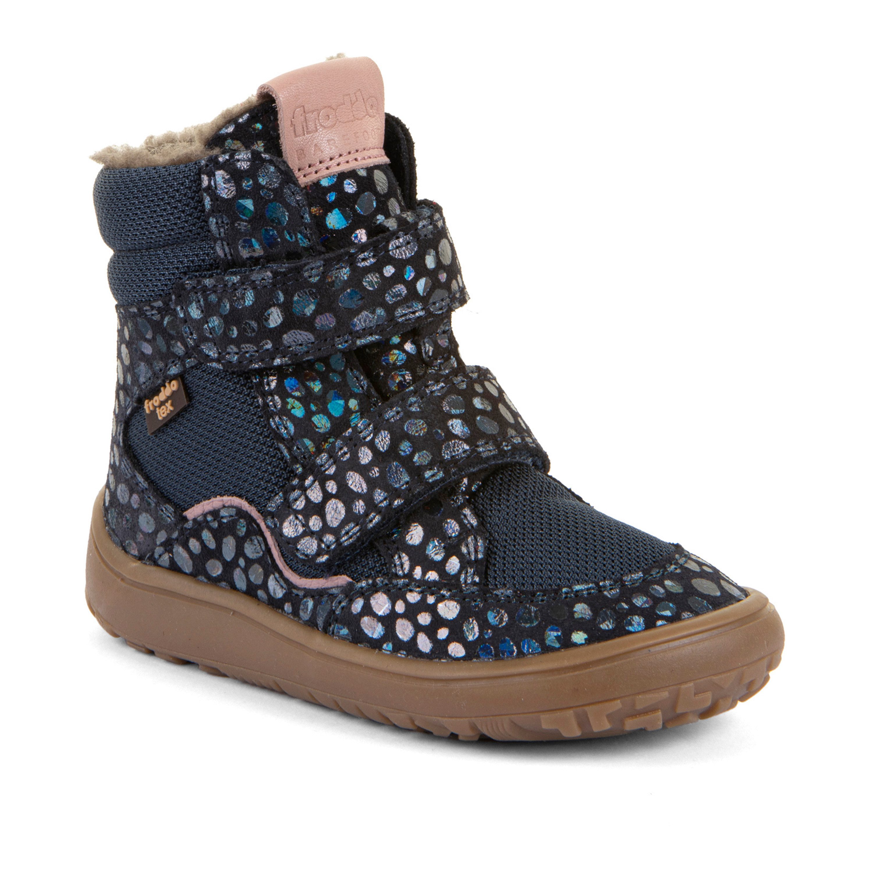 froddo® BAREFOOT TEX WINTER Barfußschuh Klettschuh, Winterstiefel mit TEX-Membrane