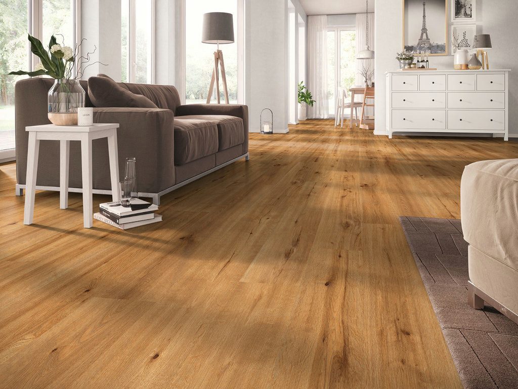 BASICfloor Designboden Designboden Trend Green Vinyl Strandeiche Landhausdiele