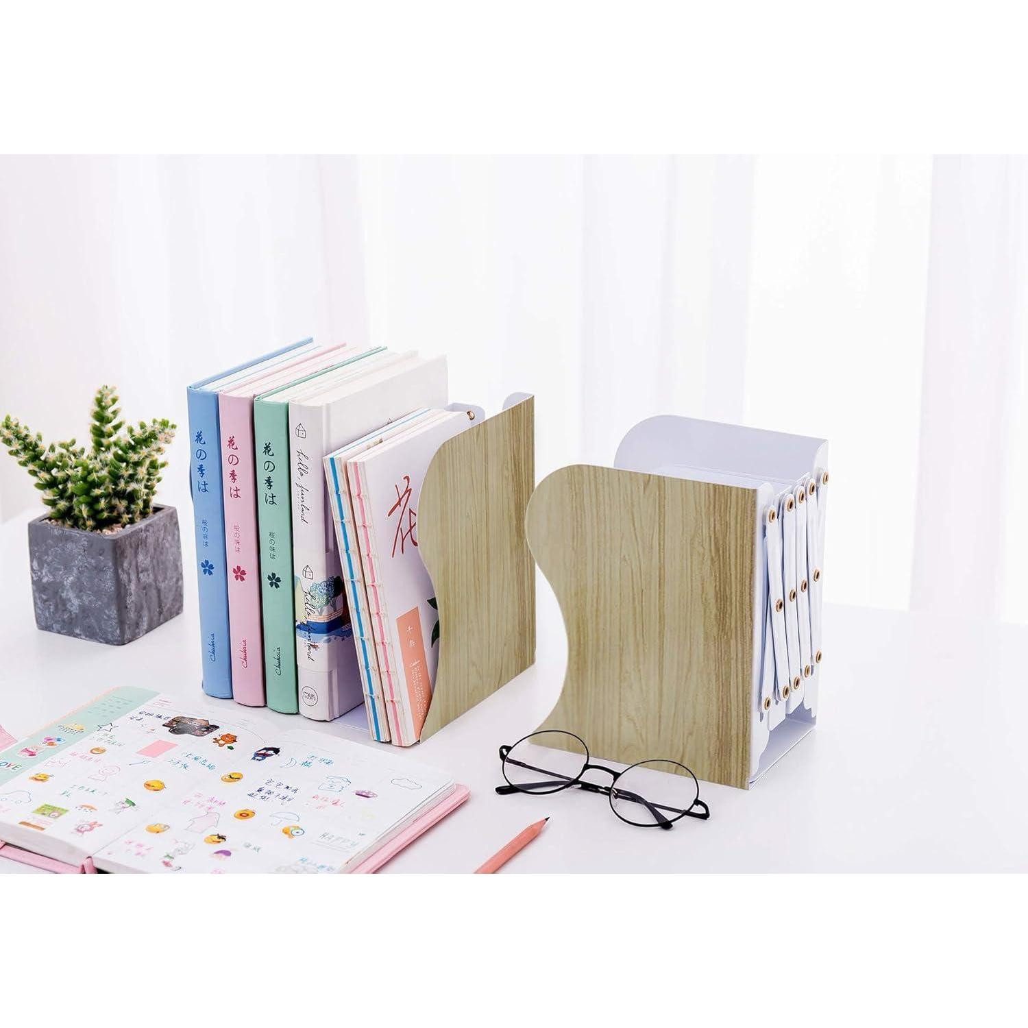 LuxusKollektion Buchstütze Verstellbare Buchstütze für Kinder Metall, rutschfeste Bücherstütze