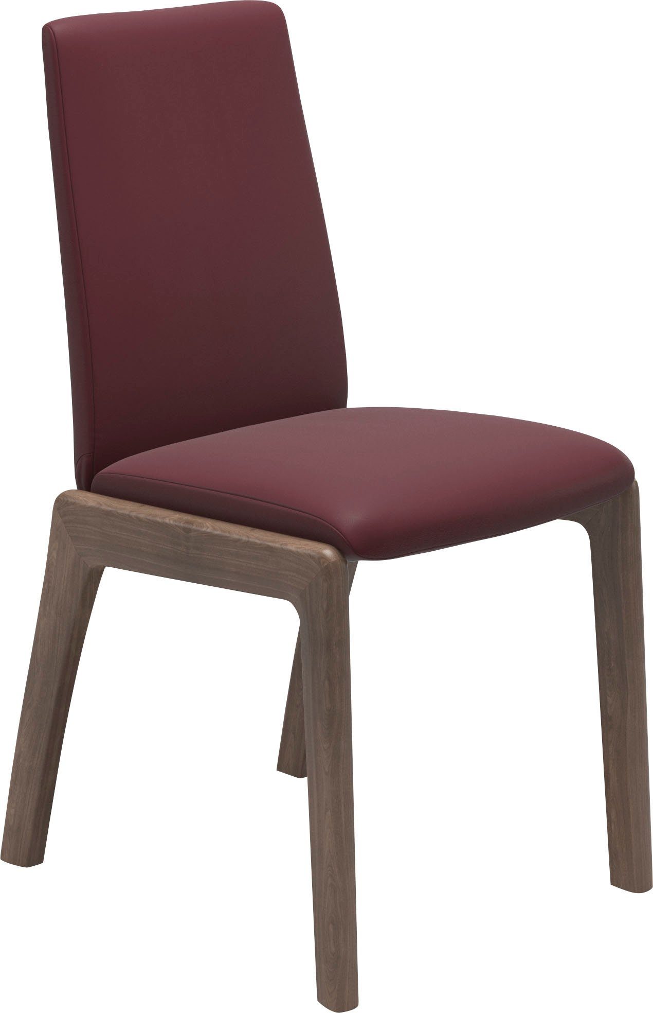 Stressless® Polsterstuhl Laurel, Low Back, Größe M, mit abgerundeten Beinen in Walnuss