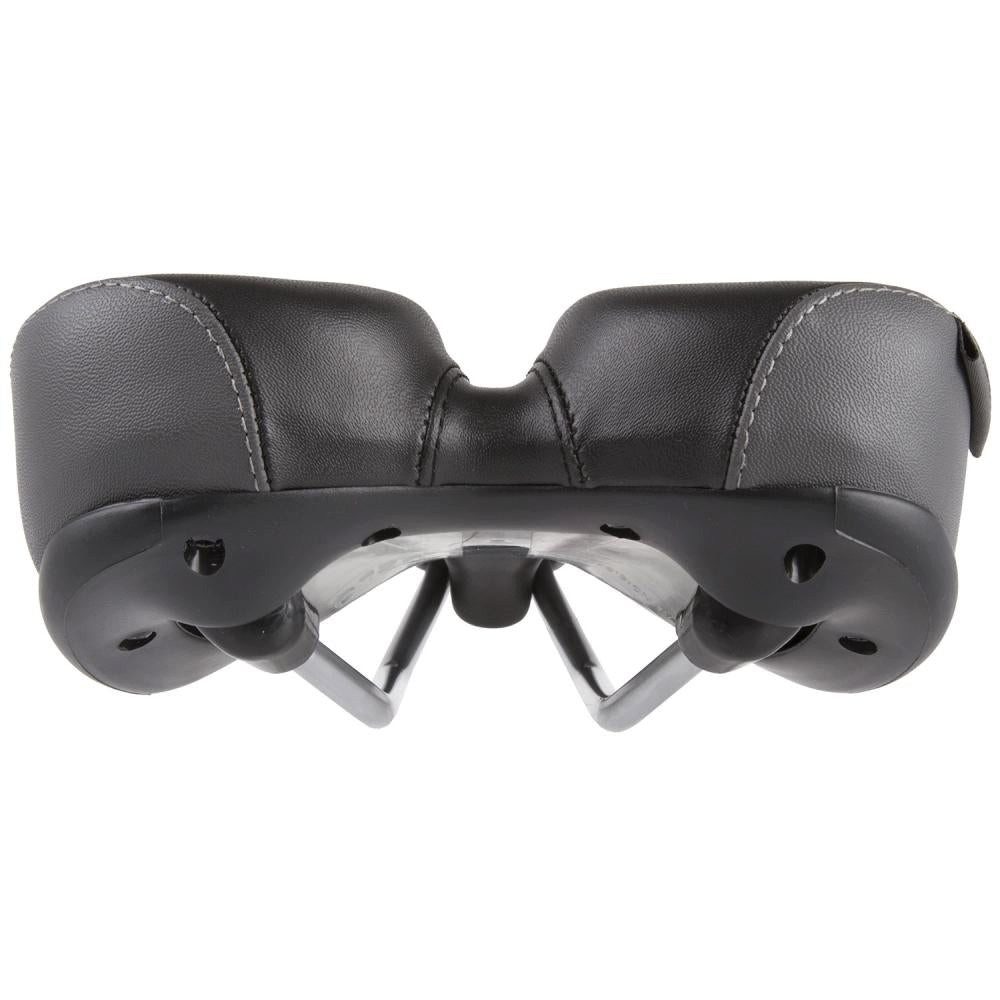 Velo Fahrradsattel Velo Plush Deep Channel Herren-Fahrradsattel, schwarz/grau, 162x269 mm