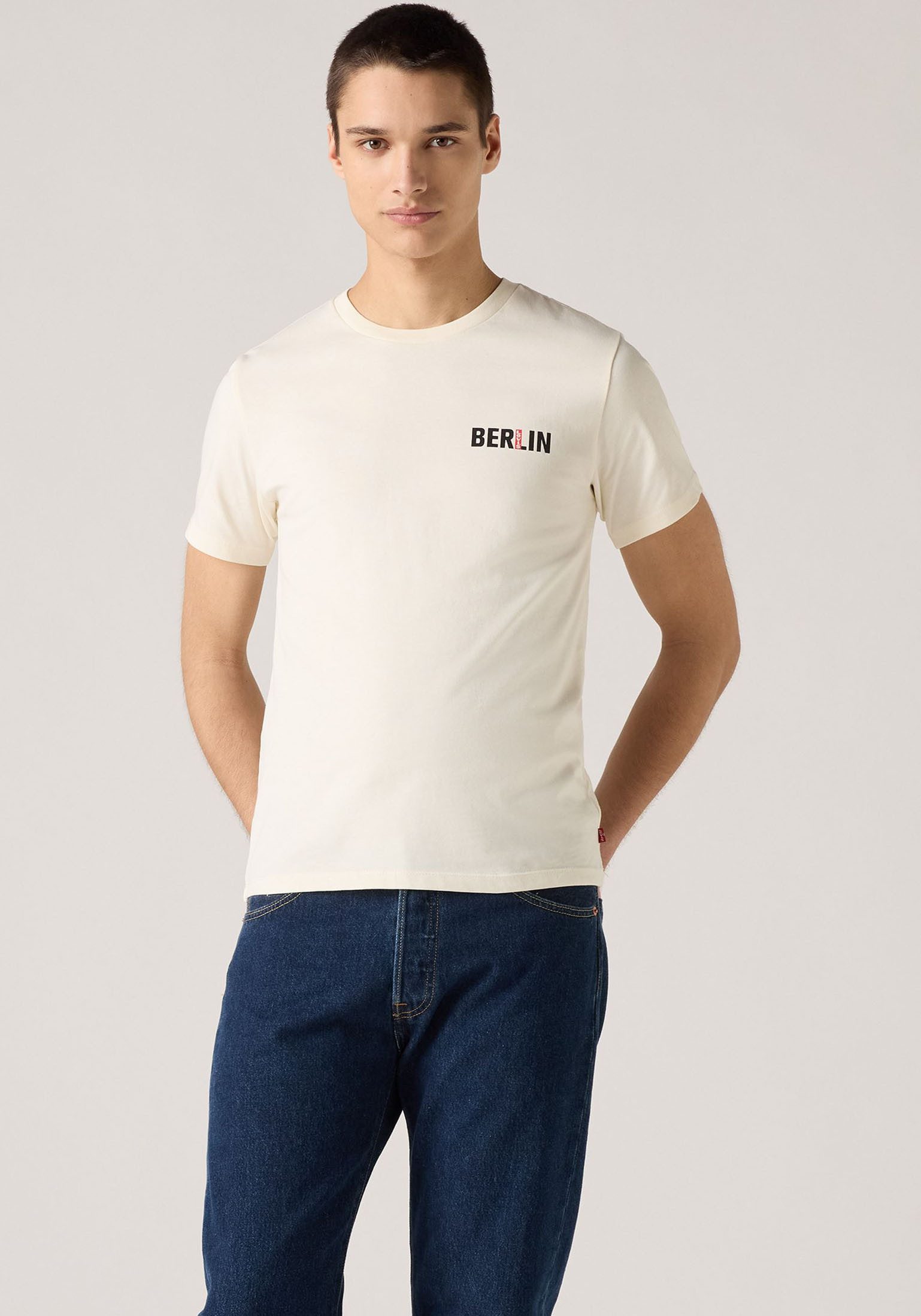 Levi's® Print-Shirt Levi's® Original Housemark T-Shirt Canarias mit Print