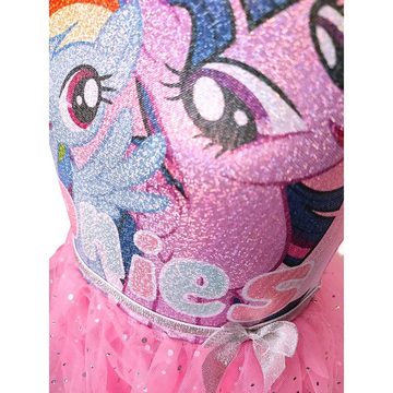 My Little Pony Tüllkleid Tüllkleid mit Glitzereffekt Gr. 98-128 cm
