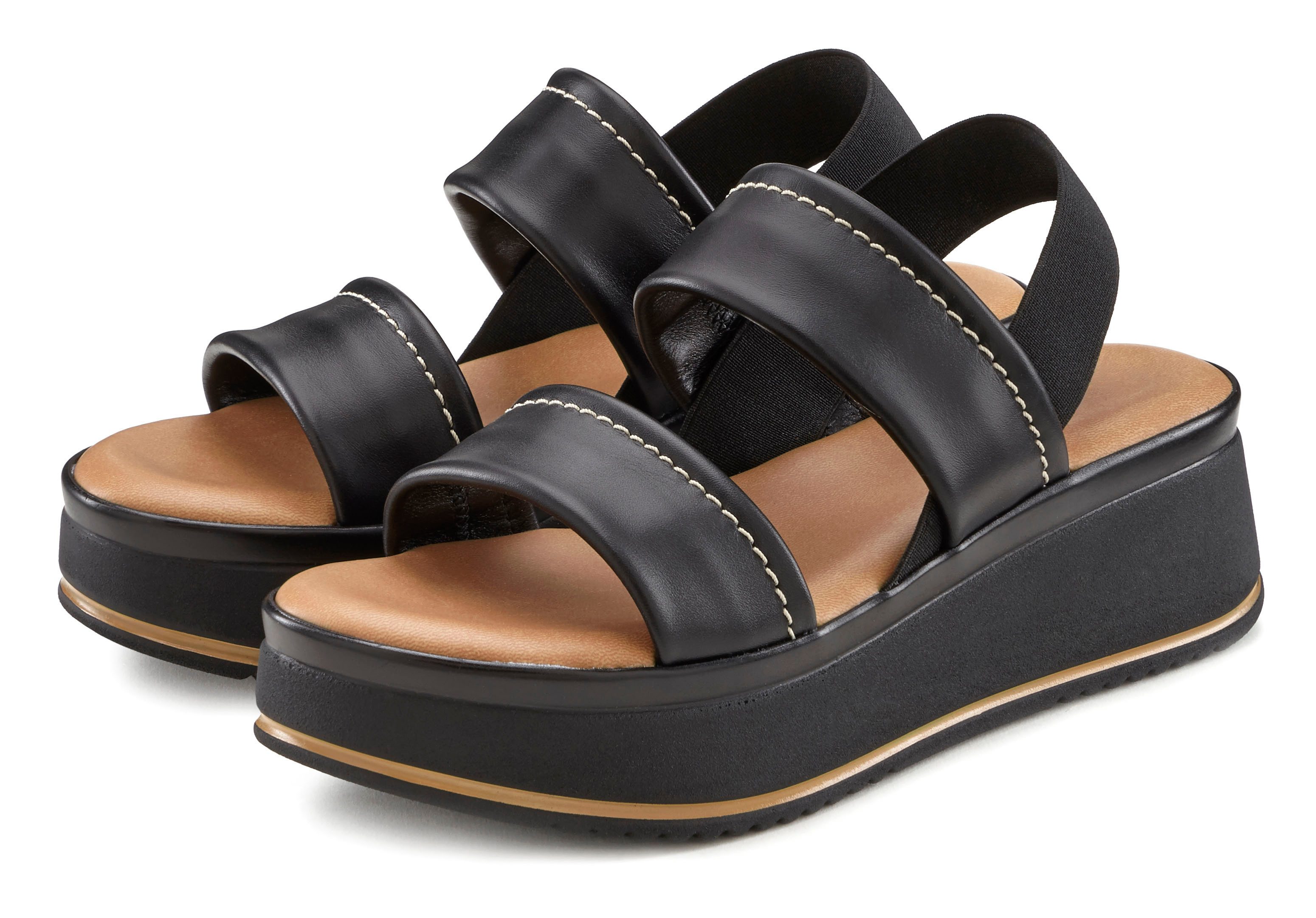 LASCANA Sommerschuh, Sandale, Sandalette, offener Schuh, Plateausandaletten günstig online kaufen