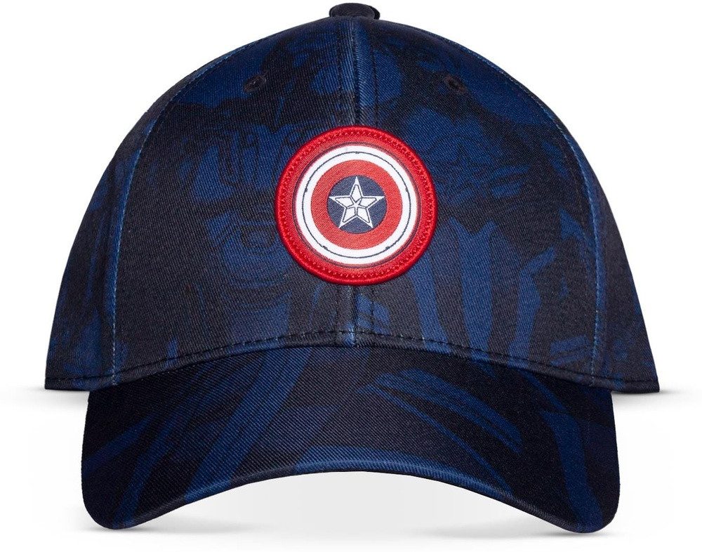 Captain America Snapback Cap Captain America - AOP Adjustable Cap
