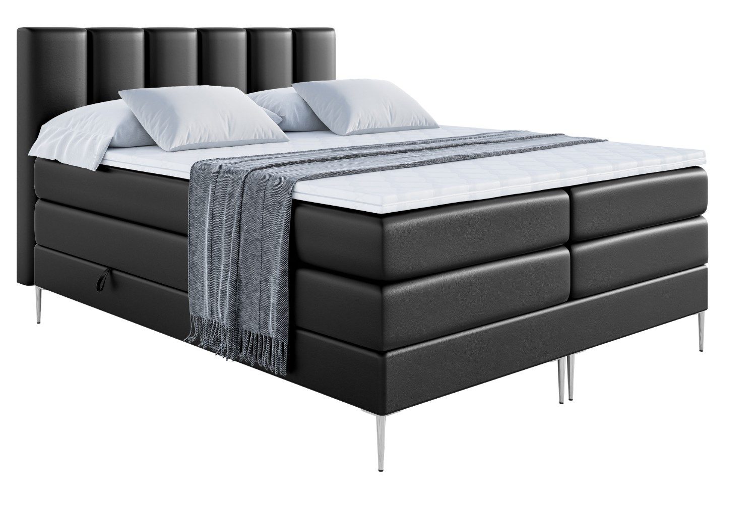 ALTDECOR Boxspringbett BOXI1-F KING (Multipocket-Matratze H4, günstig online kaufen