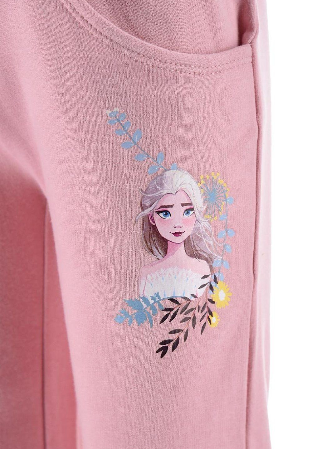 Elsa Frozen City Mädchen Kinder Sun Jogginghose Trainingshose Eiskönigin Pink Freizeithose Disney