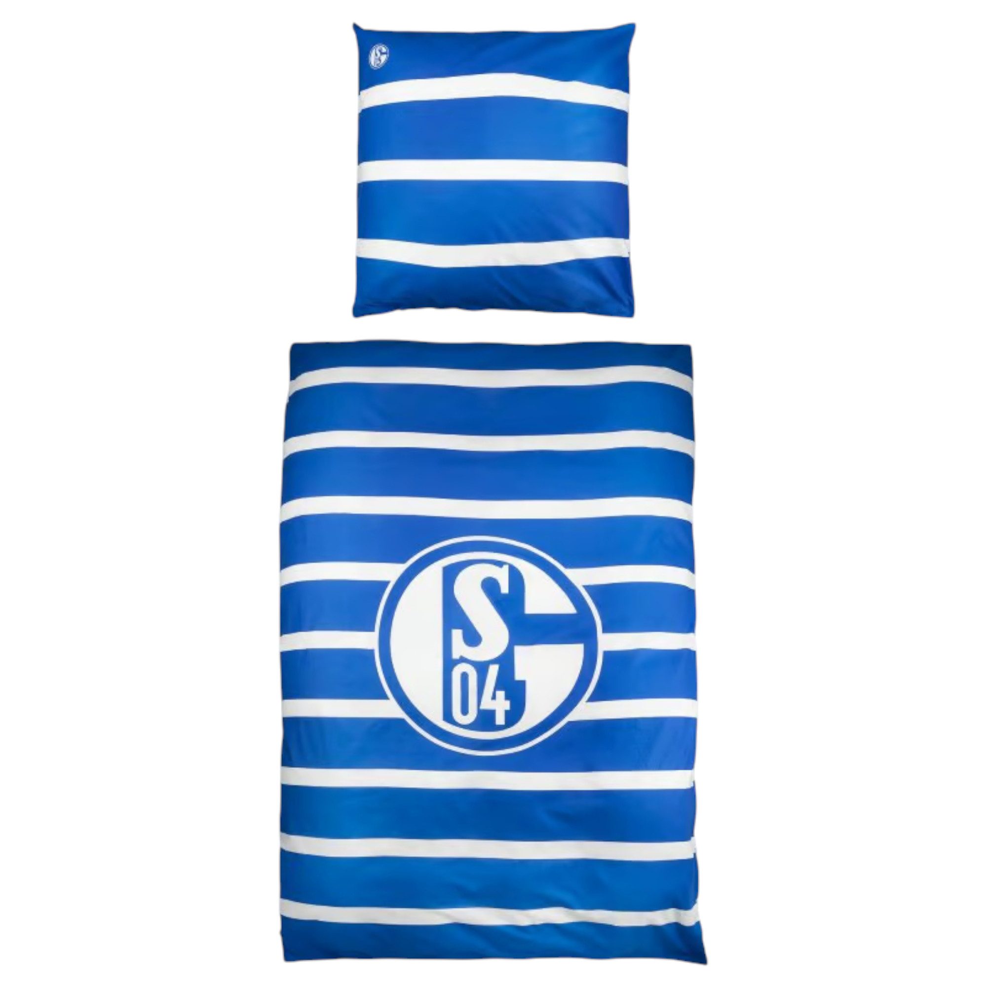 FC Schalke 04 Bettwäsche 200×135 cm Streifen 100 % Baumwolle, 100% Baumwoll günstig online kaufen