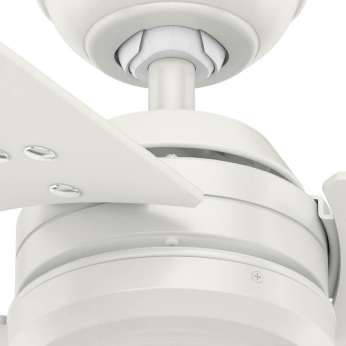 Hunter Deckenventilator Deckenventilator Protos Weiß 132 cm mit Wandschalter