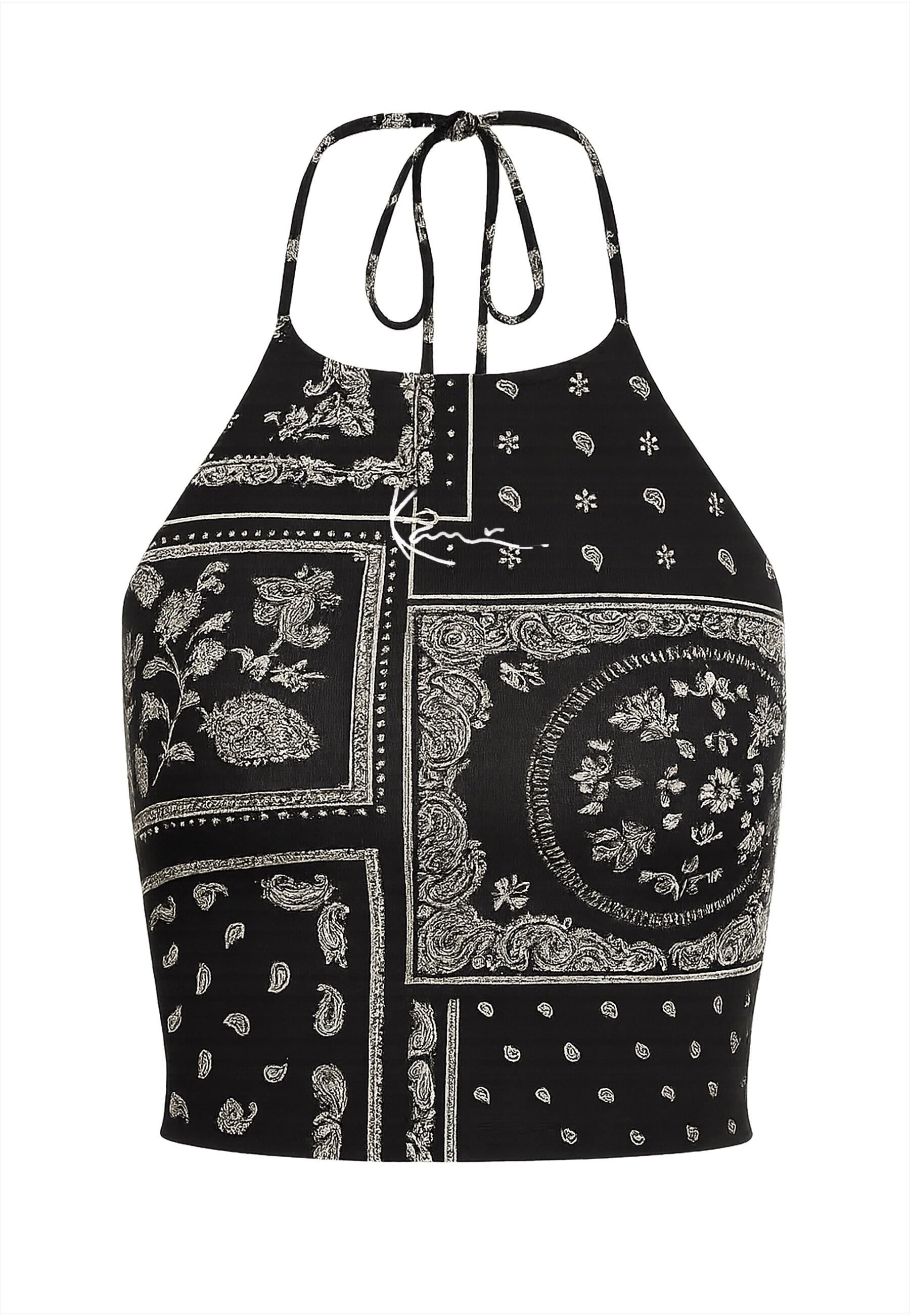Karl Kani Muskelshirt Karl Kani Signature Paisley Neckholder Top (1-tlg)
