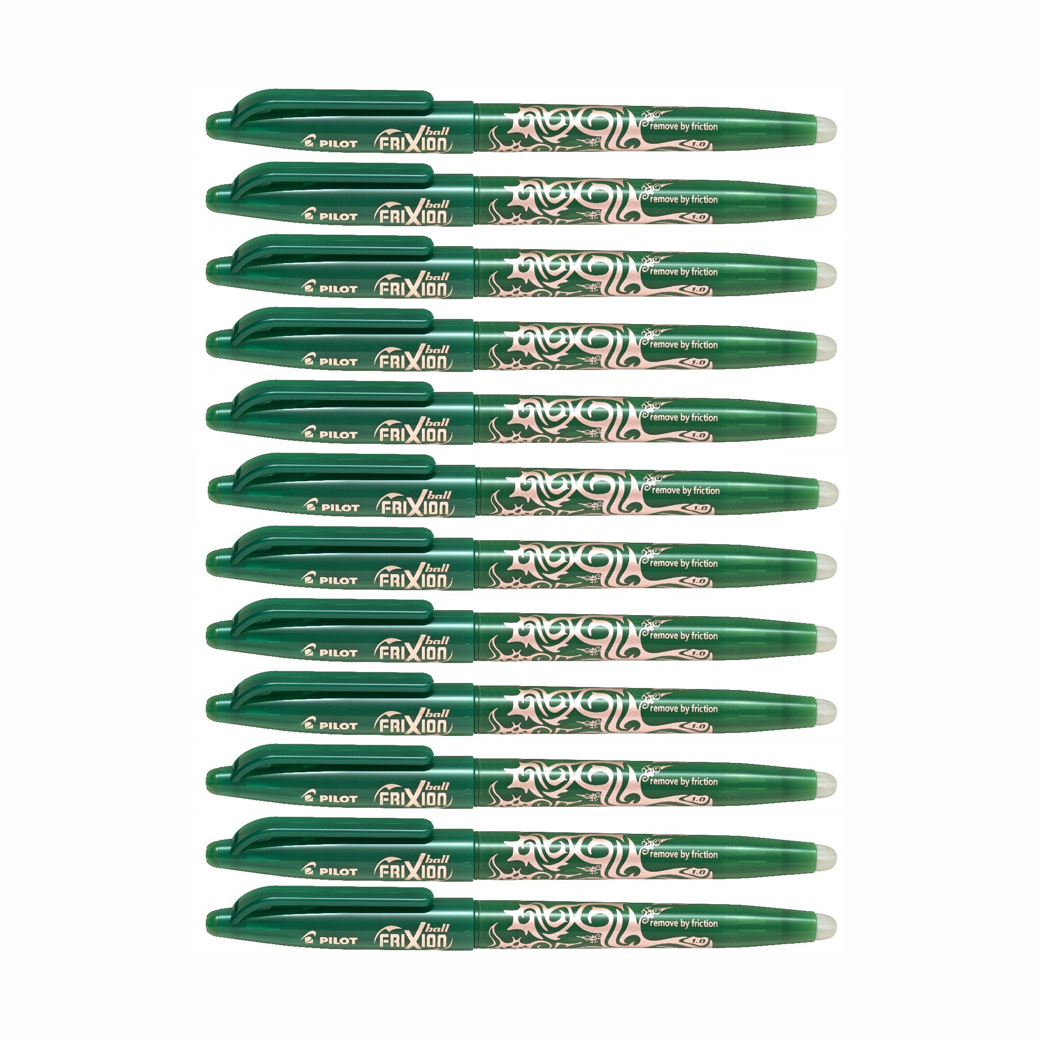 PILOT Tintenroller Frixion Ball 1.0 - 12er Set, (12-tlg) Grün