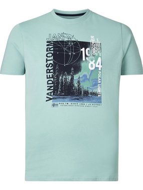 Jan Vanderstorm T-Shirt FLYKS mit seitlichen Schlitzen