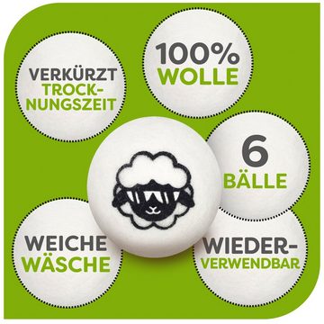 Praknu Trocknerball Trocknerbälle für Wäschetrockner 6er Set (Set, 6-St), Energiesparend