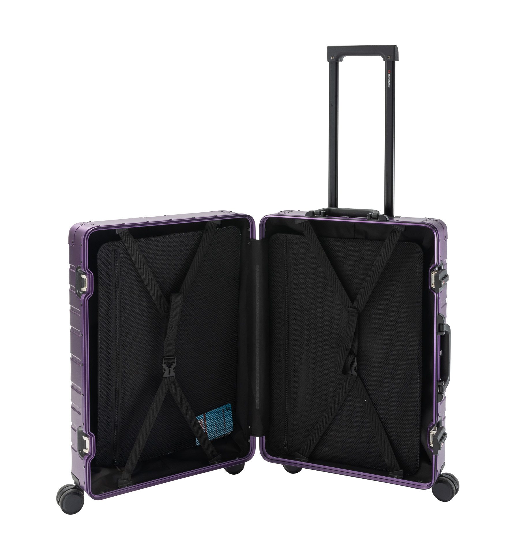 Travelhouse Hartschalen-Trolley Oslo, 4 Rollen, Aluminium günstig online kaufen