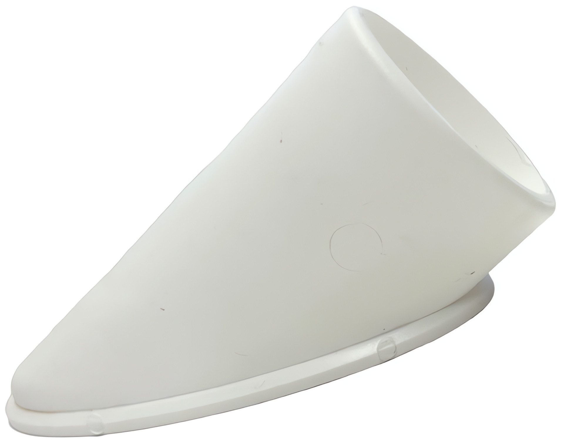 MWH Abdeckkappe Tischfußkappe 38x25 oval weiss mit Höhenversteller