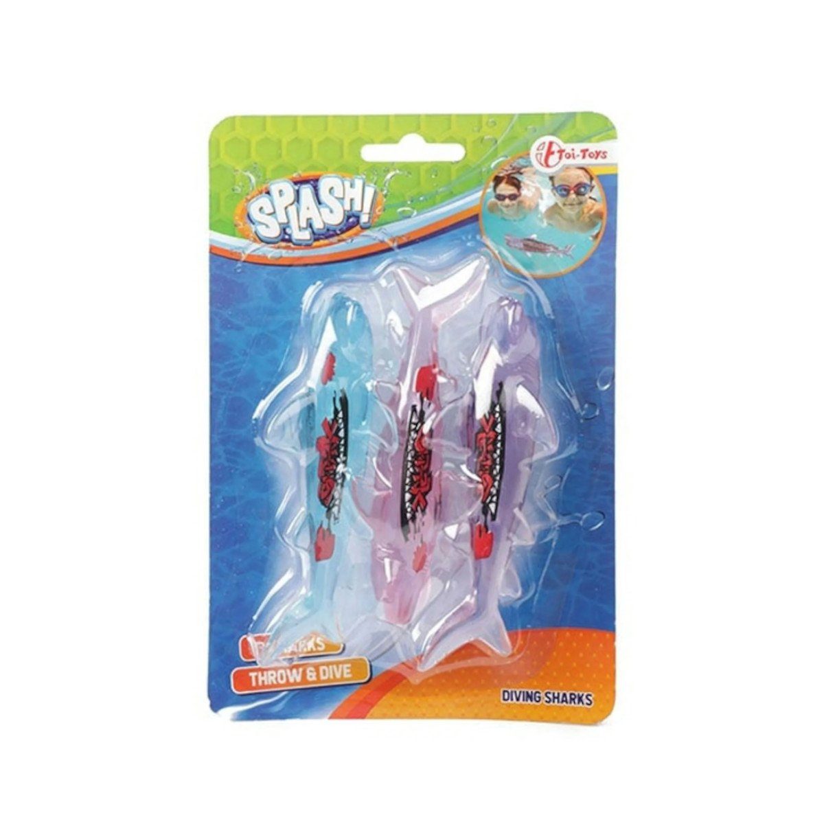 Toi-Toys Badespielzeug SPLASH Tauchfische - Hai (3 Stück) günstig online kaufen