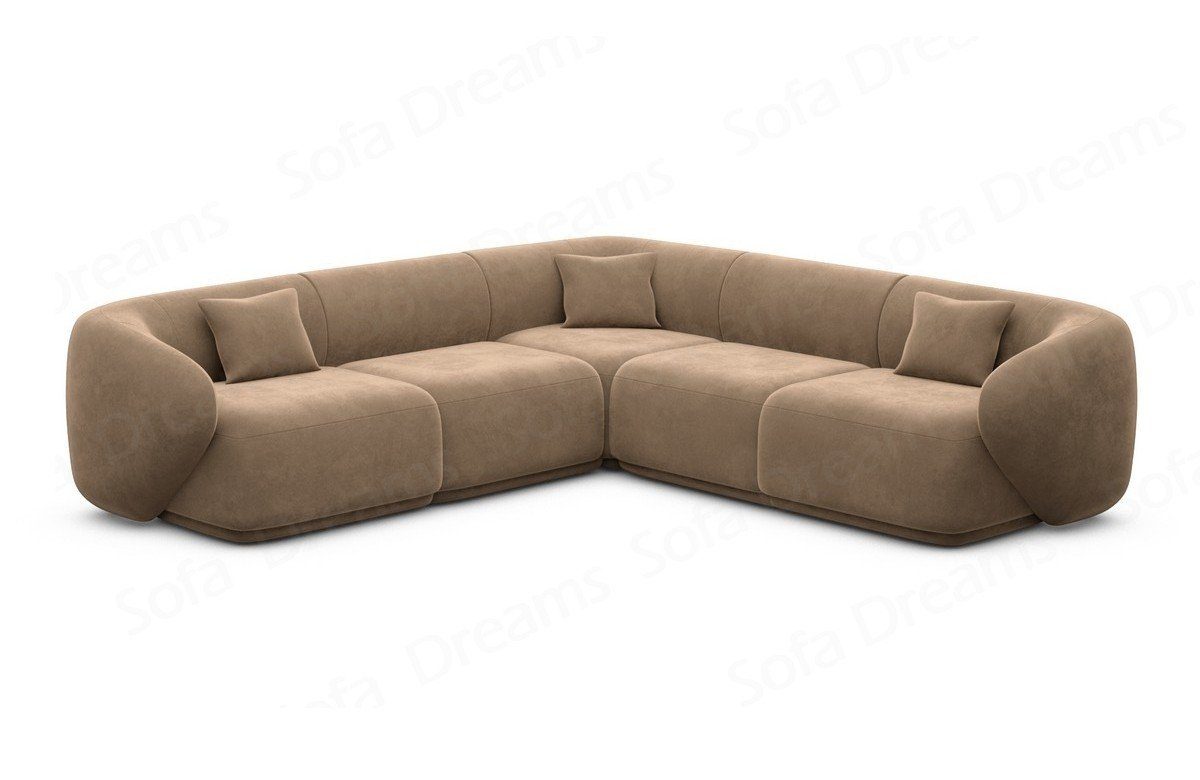 Sofa Dreams Ecksofa Polster Design Samtstoff günstig online kaufen