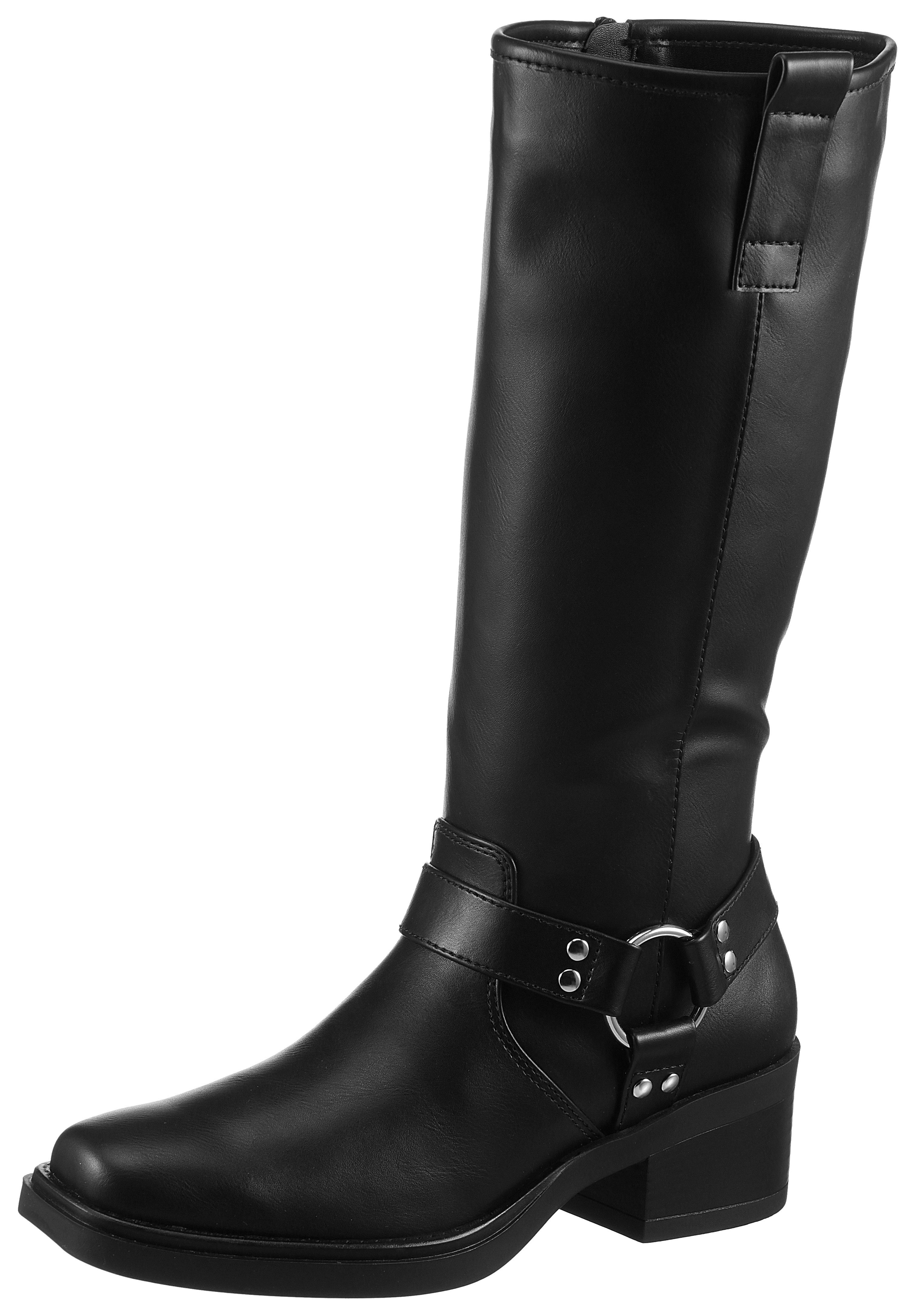 Aniston SHOES Stiefel Bikerstiefel mit Innen-Reißverschluss – Bild 4 von 5