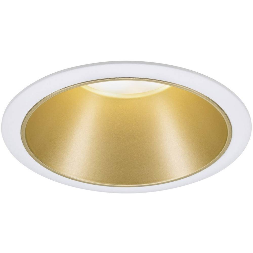 Paulmann LED Einbauleuchte EBL Set 3StepDim rd starr LED 1x6W 2700K 230V /gold matt/Kst 93405, Dimmbar